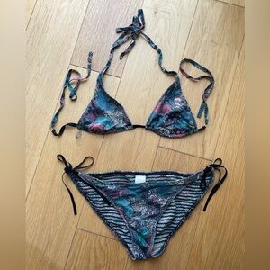 Malia Mills 💙💜💚 bikini set - Liberty of London paisley print